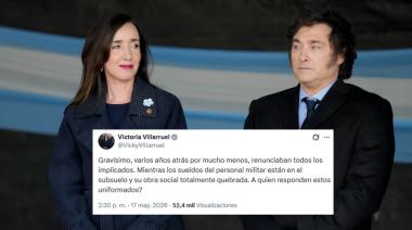 Villarruel volvió a golpear a Milei y expuso la fractura libertaria