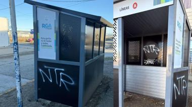 Río Grande: vandalizaron las nuevas garitas instaladas por el Municipio