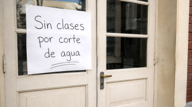Suspenden las clases del turno mañana por los trabajos de reparación en la red de agua