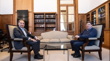 Santilli recibió a Melella para discutir la reforma electoral
