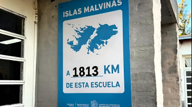 Buscan que todas las escuelas indiquen a qué distancia están de Malvinas