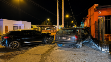 Fuerte accidente en Aeroposta Argentina y Cabo de Hornos movilizó a dos ambulancias