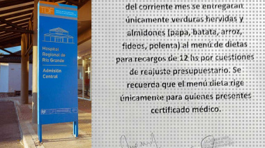 Un comunicado interno del Hospital Regional Río Grande desató indignación