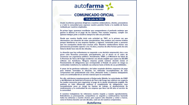 “Estamos con el corazón en la mano”: 202 empleados de Autofarma llevan dos meses sin cobrar