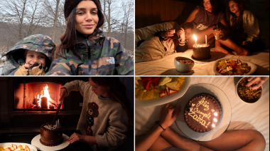 Zaira Nara celebró sus 38 años en Ushuaia