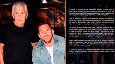 Messi despidió a su padre y mostró el dolor detrás del hombre que lo acompañó toda su vida