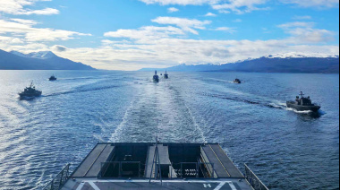 La ARA “Intrépida” regresó a Ushuaia tras su mantenimiento