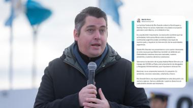 “Una decisión importante”: Martín Pérez destacó el freno de la Justicia Federal al proyecto inglés "León Marino"