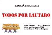 El Comedor de María lanza una campaña de ayuda para joven Lautaro Ortigoza