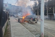 Se incendió una Ecosport y los daños fueron totales