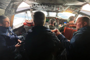 Autoridades de la Armada patrullan el espacio marítimo austral y supervisan operaciones navales