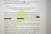 El Gobierno firmó un contrato de $135 millones por un chofer con vehículo