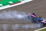 Colapinto tras un trompo en la Q1: “Nos está costando la pista”