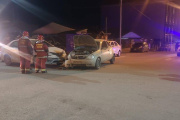 Choque entre dos autos sin heridos de consideración