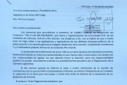 Organizaciones de toda la provincia elevaron nota a la Legislatura