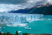 Histórico y preocupante retroceso del Glaciar Perito Moreno