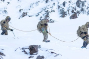 Infantes de Marina de Argentina y EE.UU. realizaron un adiestramiento de baja montaña y monte austral en Tierra del Fuego