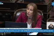 Cristina López cargó contra Milei y su hermana en el debate por Discapacidad