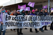 Ser realizó la marcha provincial docente por aumento salarial y Ley de Financiamiento