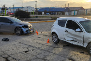 Choque con una persona trasladada al hospital