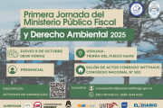 Se realizará la “Primera Jornada del Ministerio Público Fiscal y Derecho Ambiental 2025”