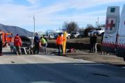 Dos personas resultaron heridas tras un choque en la Ruta 3
