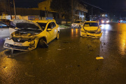 Violento choque en esquina de Ushuaia