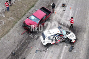 Grave estado del conductor chileno tras el choque fatal en la Ruta Provincial C