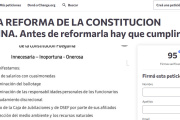 Fuerte embate social contra el proyecto de reforma de la Constitución provincial