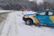 Nieve en la Ruta 3: exigen neumáticos de invierno para circular con seguridad
