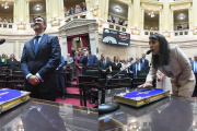 Agustín Coto y Belén Montes de Oca juraron en la Cámara Alta