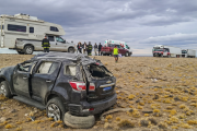Santa Cruz: vuelco en la Ruta 40 dejó seis turistas israelíes hospitalizados