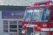 Evacuaron la sede de OSEF por una pérdida de gas en Río Grande