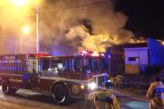 Incendio en la madrugada: un hombre resultó con quemaduras tras un ígneo en su vivienda