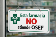 Las farmacias de toda la provincia dejan de atender a afiliados de la OSEF