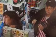 Cámaras de seguridad captaron a una pareja robando fernet en Chacra 2