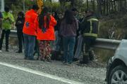 Triple choque en la Ruta 3 cerca de Tolhuin: trasladaron a algunos ocupantes al hospital