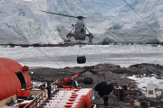Regresaron a su base los helicópteros Sea King tras cumplir la misión en la Antártida