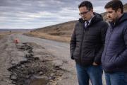 La única obra vial libertaria en Tierra del Fuego ya está rota: paso San Sebastián volvió a deteriorarse