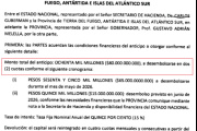 Auxilio récord para Tierra del Fuego: Nación acordó un anticipo por $80 mil millones
