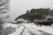 Alerta por hielo y nieve en el tramo entre Tolhuin y Ushuaia