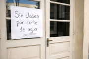 Suspenden las clases del turno mañana por los trabajos de reparación en la red de agua