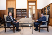 Santilli recibió a Melella para discutir la reforma electoral