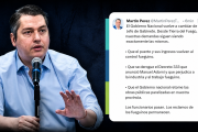 Martín Perez reiteró los reclamos de Tierra del Fuego tras el cambio de jefe de Gabinete nacional