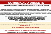 Sanatorio Fueguino al límite: denuncian atraso salarial, aguinaldos impagos y vaciamiento