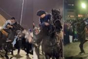 Ushuaia: festejaba el triunfo argentino a caballo, atacó un patrullero y terminó detenido
