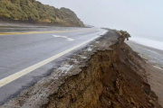 Cortaron un tramo de la ruta entre Caleta Olivia y Comodoro