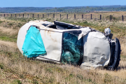 Despiste y vuelco fatal: un hombre murió sobre la Ruta 3, a unos 30 kilómetros de Río Grande