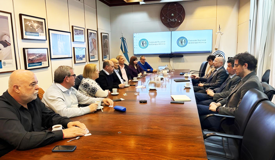La Cámara de Comercio de Ushuaia participó de una reunión con la CNEA por el desarrollo energético en la Patagonia