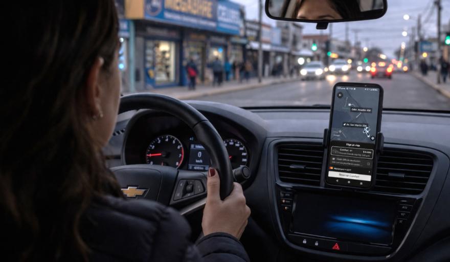 De la clase media al volante: crisis empuja miles a Uber y ya ni eso alcanza